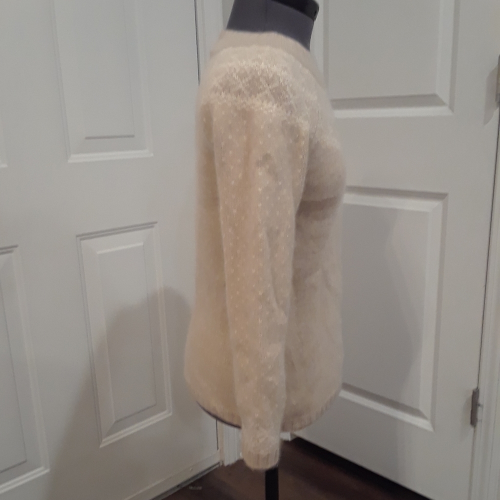 Talbots Cashmere Tan Sweater - Picture 8 of 9